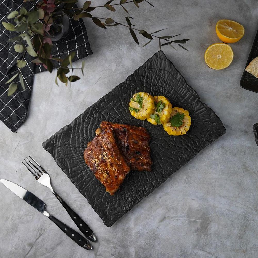 Блюдо прямоугольное 30*21 см h2,5 см с бортом Side Up1   P.L. Proff Cuisine [3]