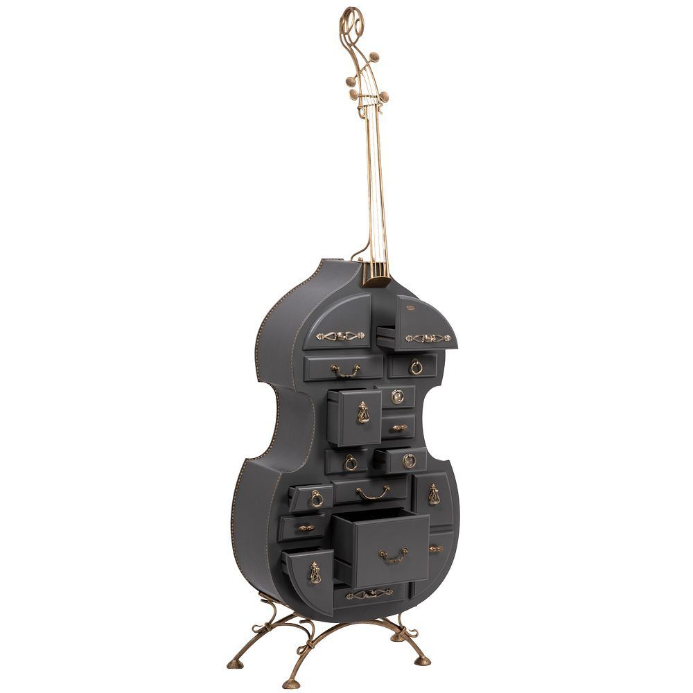 Подставка Контрабас - Комод Серый