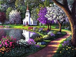 Сияние природы - набор для вышивания крестом, 1983