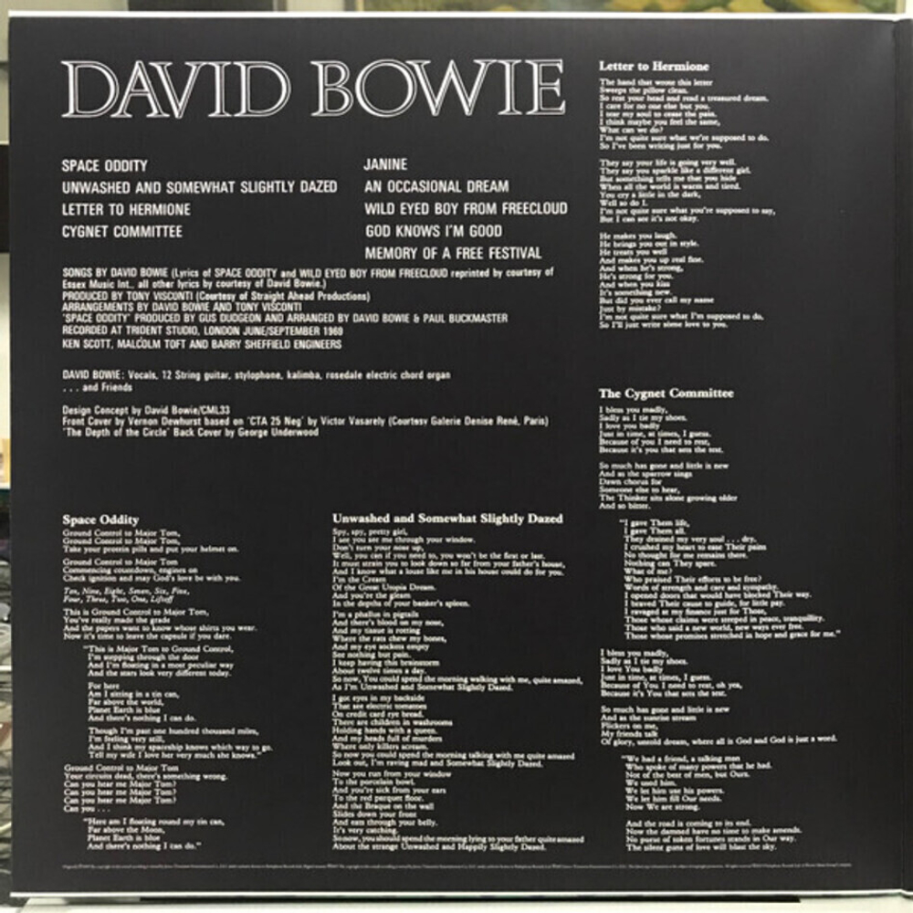 David Bowie / David Bowie (LP)