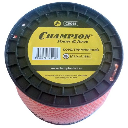 Леска CHAMPION Square Twist DUO 3,0*168 м (витой квадрат)   C5061