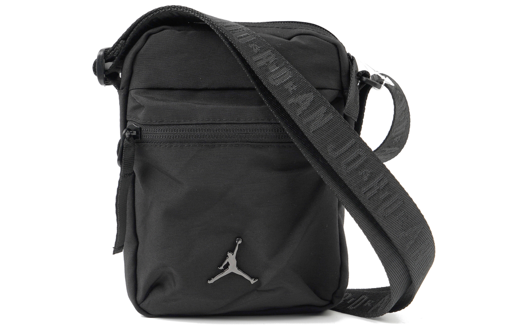 Jordan Polyester Crossbody Bag Regular Unisex Pure Black