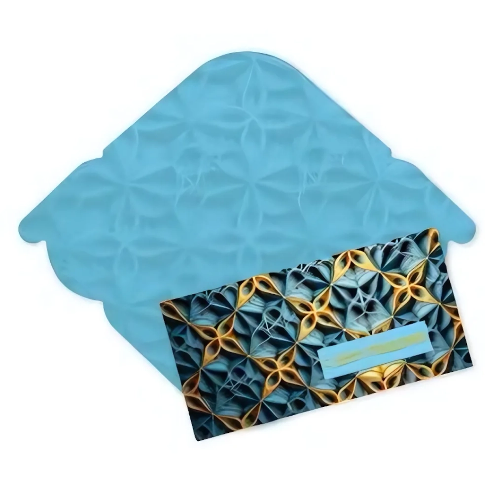 Конверт для денег стандарт с днем рождения «Ажурный узор»