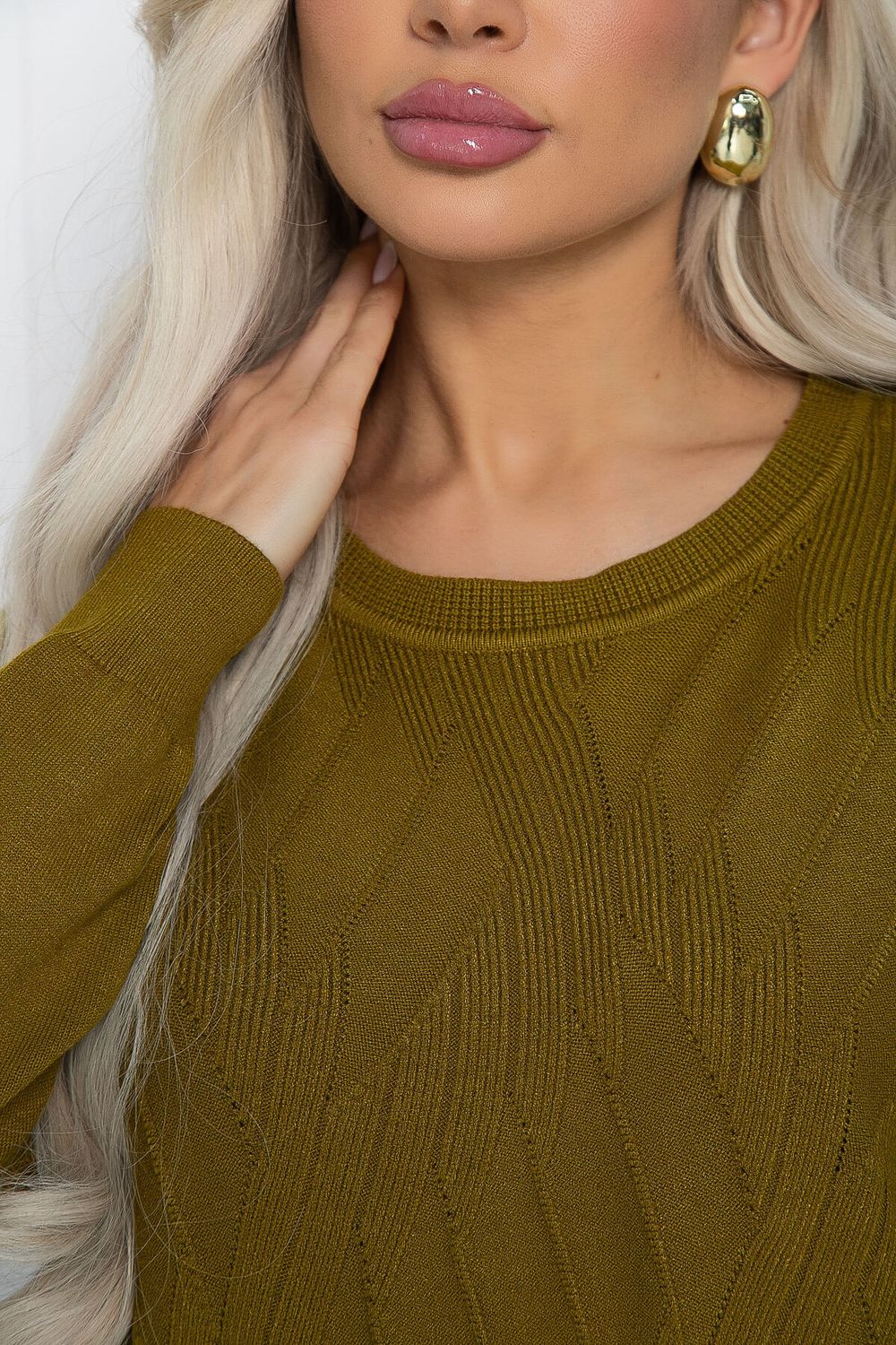 Джемпер Долорес (желто-зеленый) Б12168-12 LT Collection