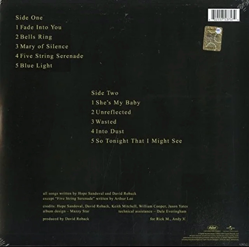 Mazzy Star - So Tonight That I Might See*