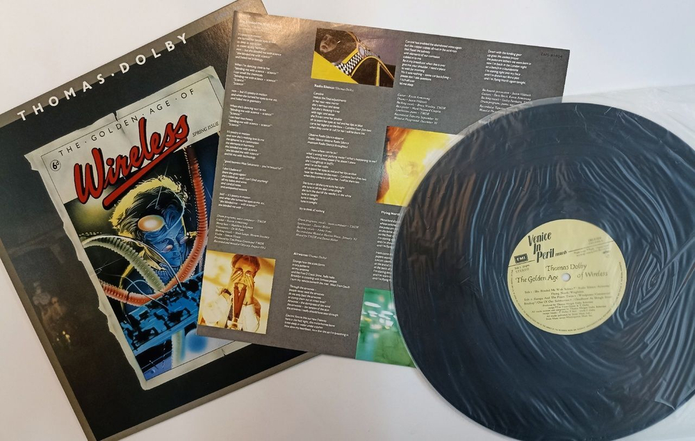 Винтажная виниловая пластинка LP Thomas Dolby The Golden Age Of Wireless (Japan 1983)