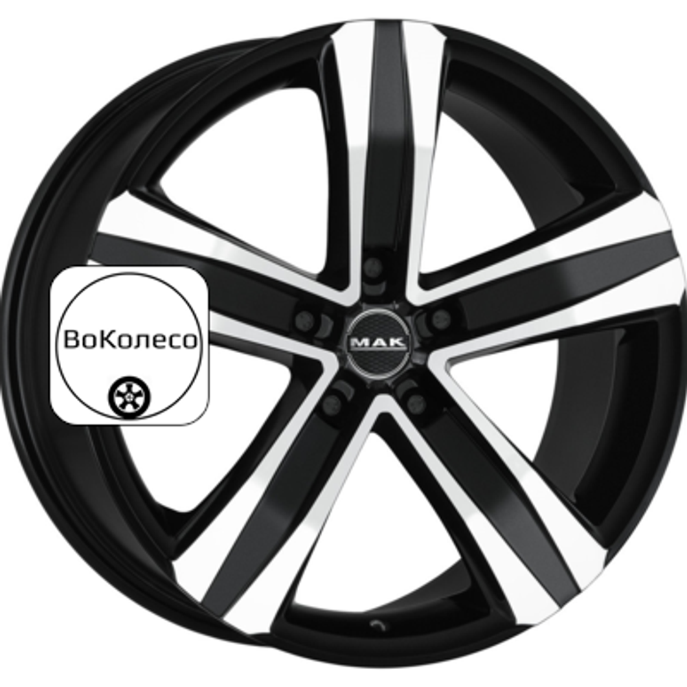 6,5x15/5x160 ET52 D65,1 Stone 5 3 Black mirror MAK