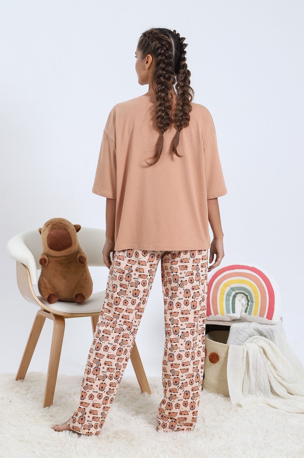 Пижама женская Капи-3 Виотекс ПЕСОЧНЫЙ (Акция)