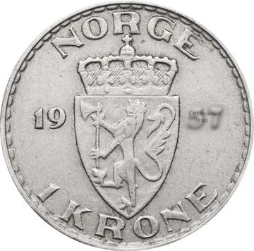 1 крона 1951-1957 Норвегия
