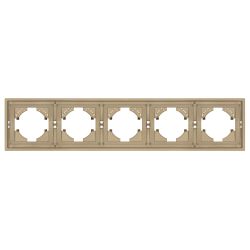 Рамка пластиковая FRM-TENDO-SFPL-5-GD (Arlight, Матовый песочный) 054658