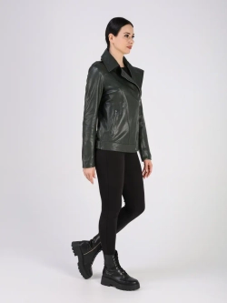 Кожаная куртка демисезонная косуха