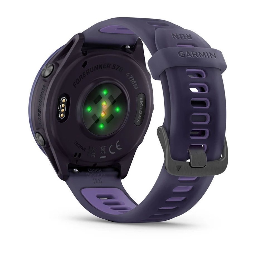 Смарт часы Garmin Forerunner 570 - 47 mm Indigo Aluminum Translucent Imperial Purple / Indigo