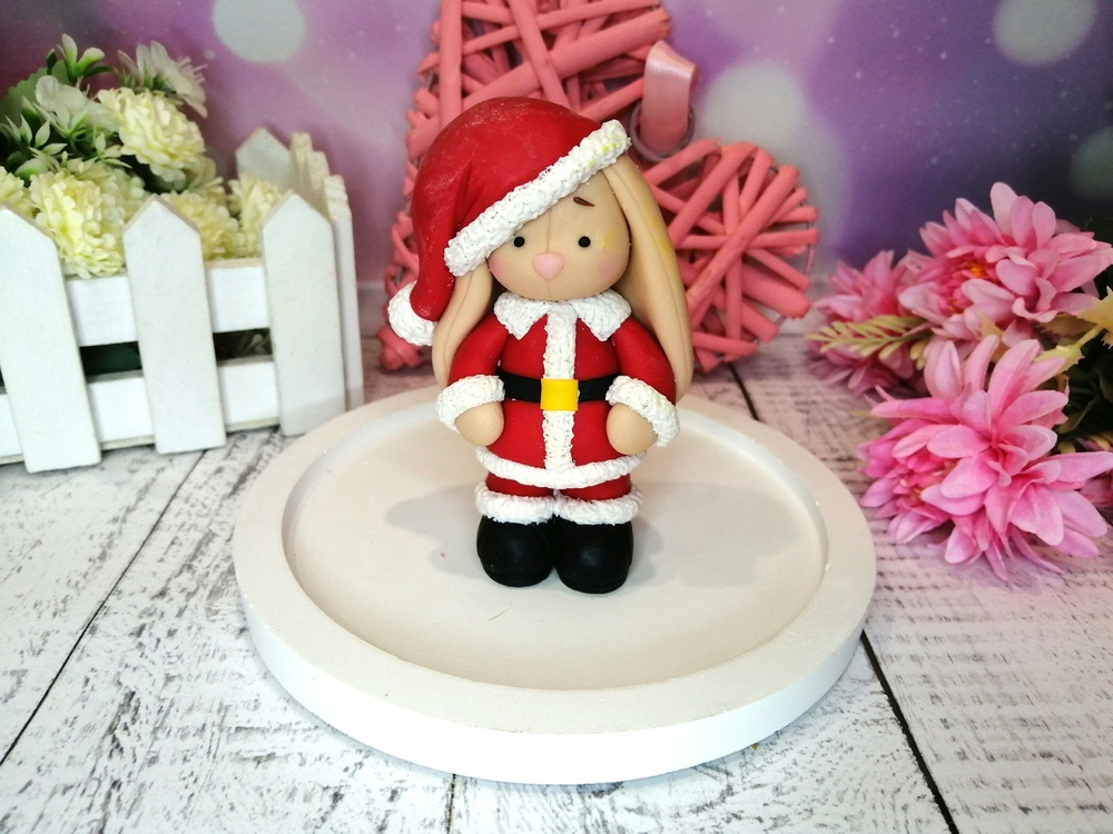 Силиконовая форма Зайка Санта