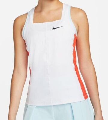 Женский топ теннисный Nike Court Dri-Fit Slam Tank - белый
