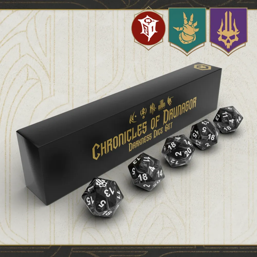 Chronicles of Drunagor: Darkness Dice Set