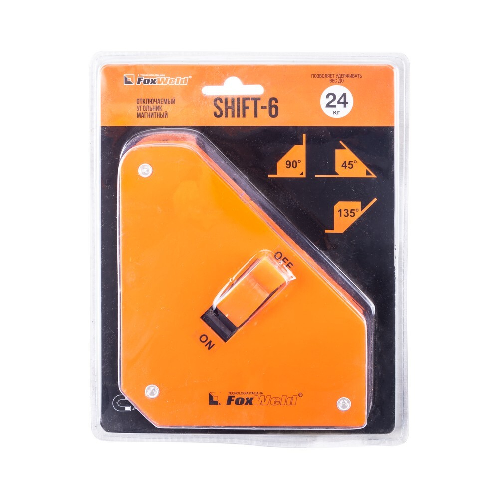 Угольник магнитный FOXWELD SHIFT-6 отключаемый 5388