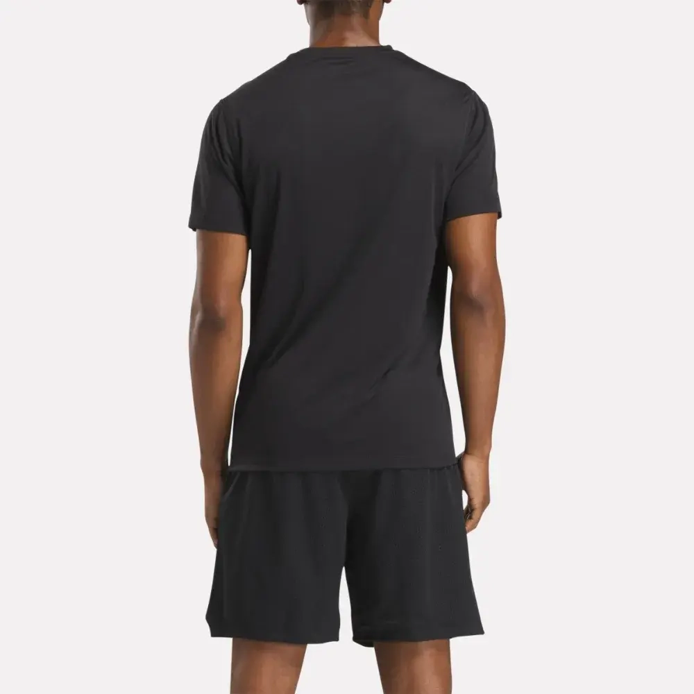 Футболка мужская IDENTITY TRAINING ENERGY TECH MEN'S T-SHIRT (Черно-Красная)