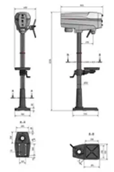 Радиально-сверлильный станок Optimum RD 4