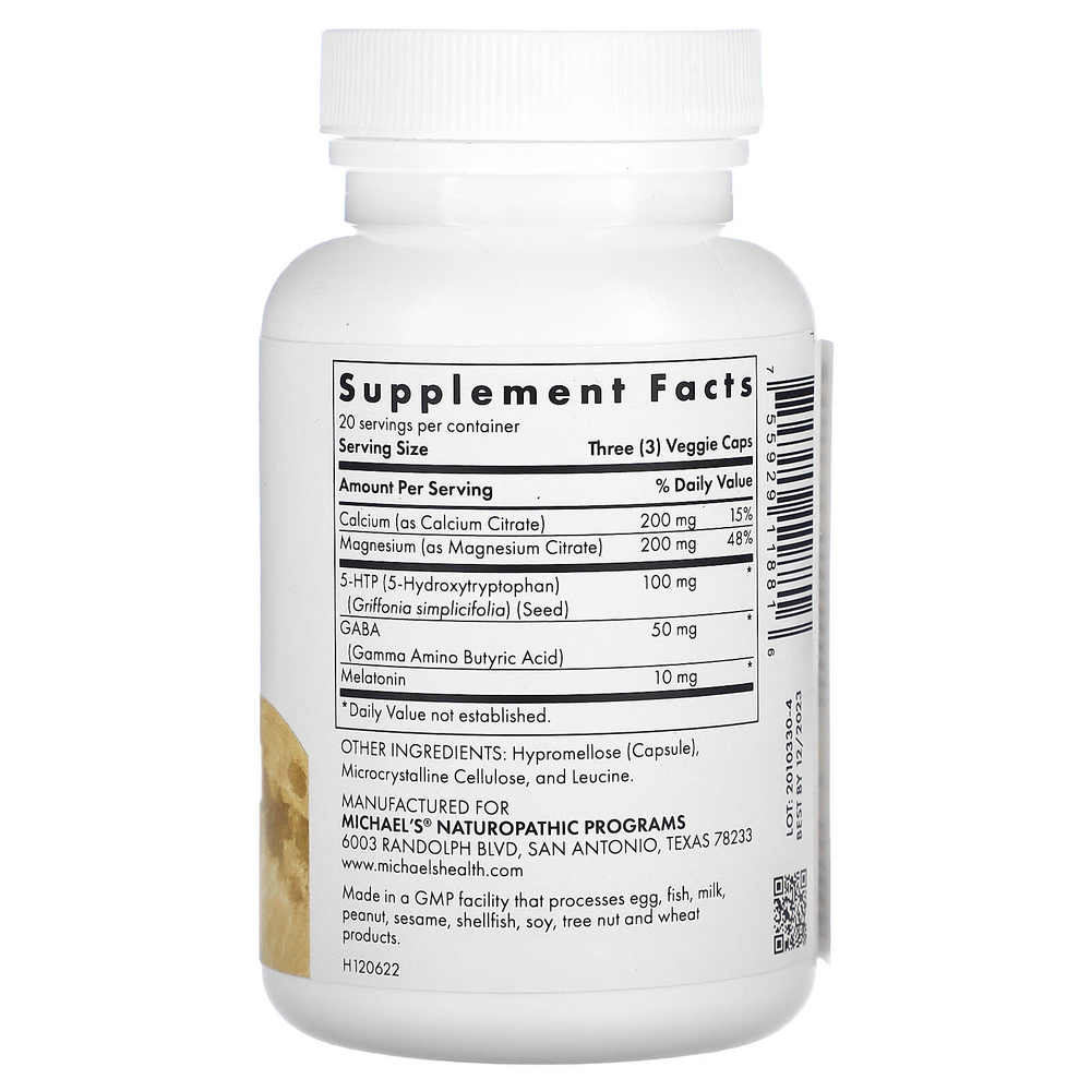 Michael's Health, Sleep Factors, 60 веганских капсул