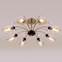 Citilux Комета CL108185 Люстра потолочная Бронза Венге