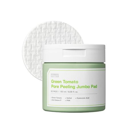 Sungboon Editor Green Tomato Pore Peeling Jumbo Pad 180ml(60pcs)