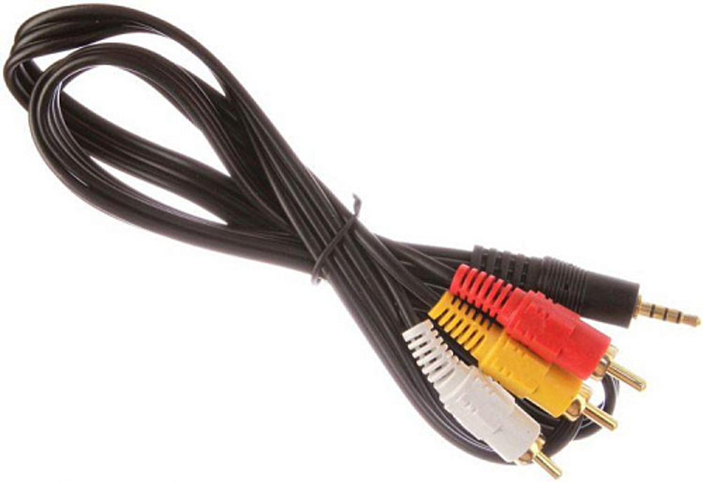 шнур Geplink(AT1006) Jack3.5x3RCA 1 m