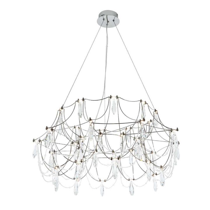 Подвесная светодиодная люстра Modelux Premium ML.5603.800P СН