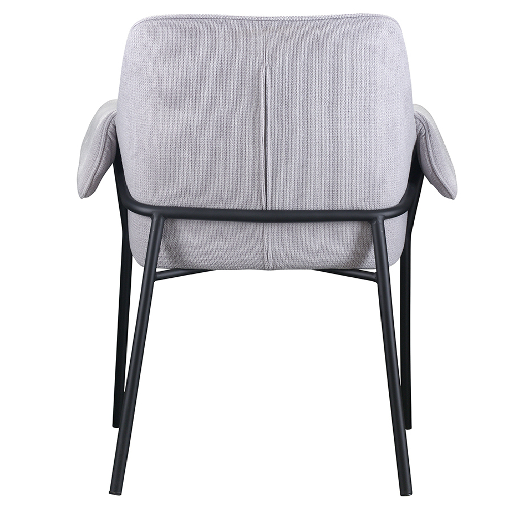 Стул aline, шенилл, светло-серый