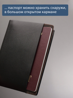 B123314R Castanho - Обложка для документов с RFID защитой MP