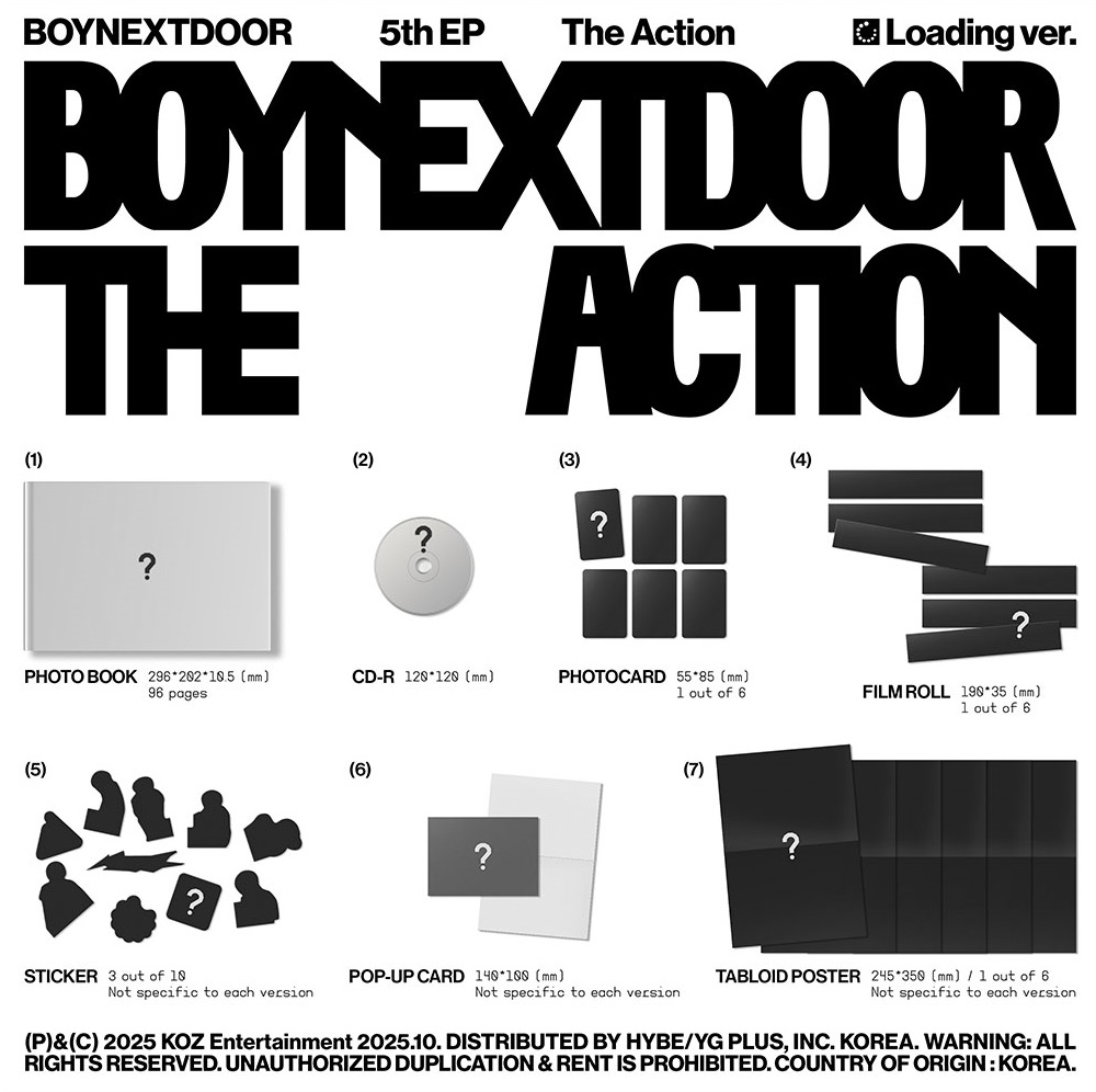 Альбом BOYNEXTDOOR - 5th EP The Action (Apple music)