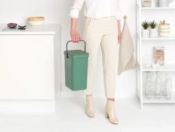 Brabantia Контейнер для мусора Sort & Go 12л зеленый