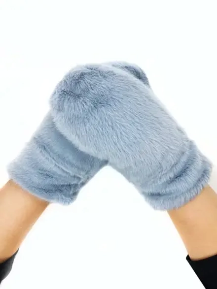 Варежки зимние меховые