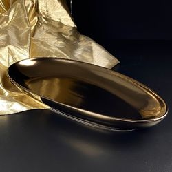 Lenardi 232-008 Глубокое овальное блюдо 38см ВИНТАЖ в под.уп.(х12)Фарфор