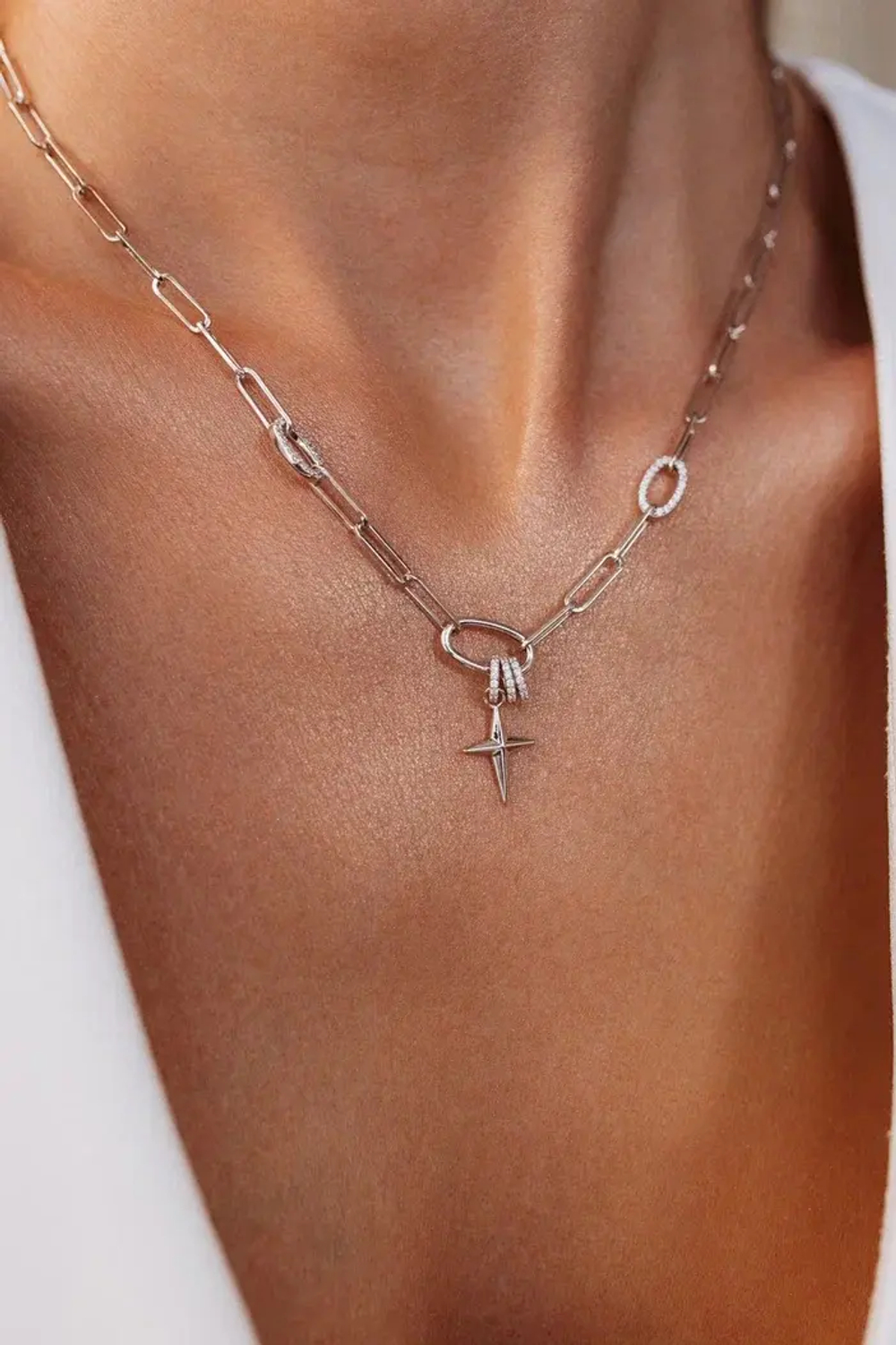 Колье "Блеск" с крупной цепью