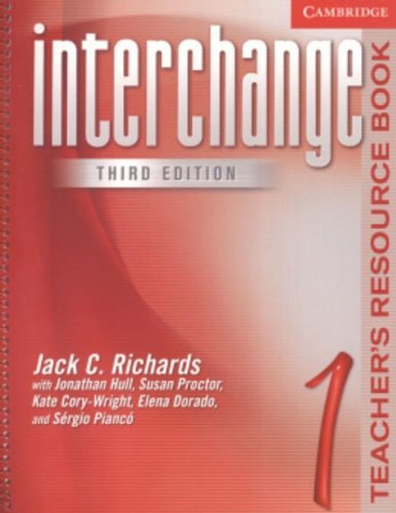 Interchange Third Edition Level 1 Teacher&#39;s Resource Book