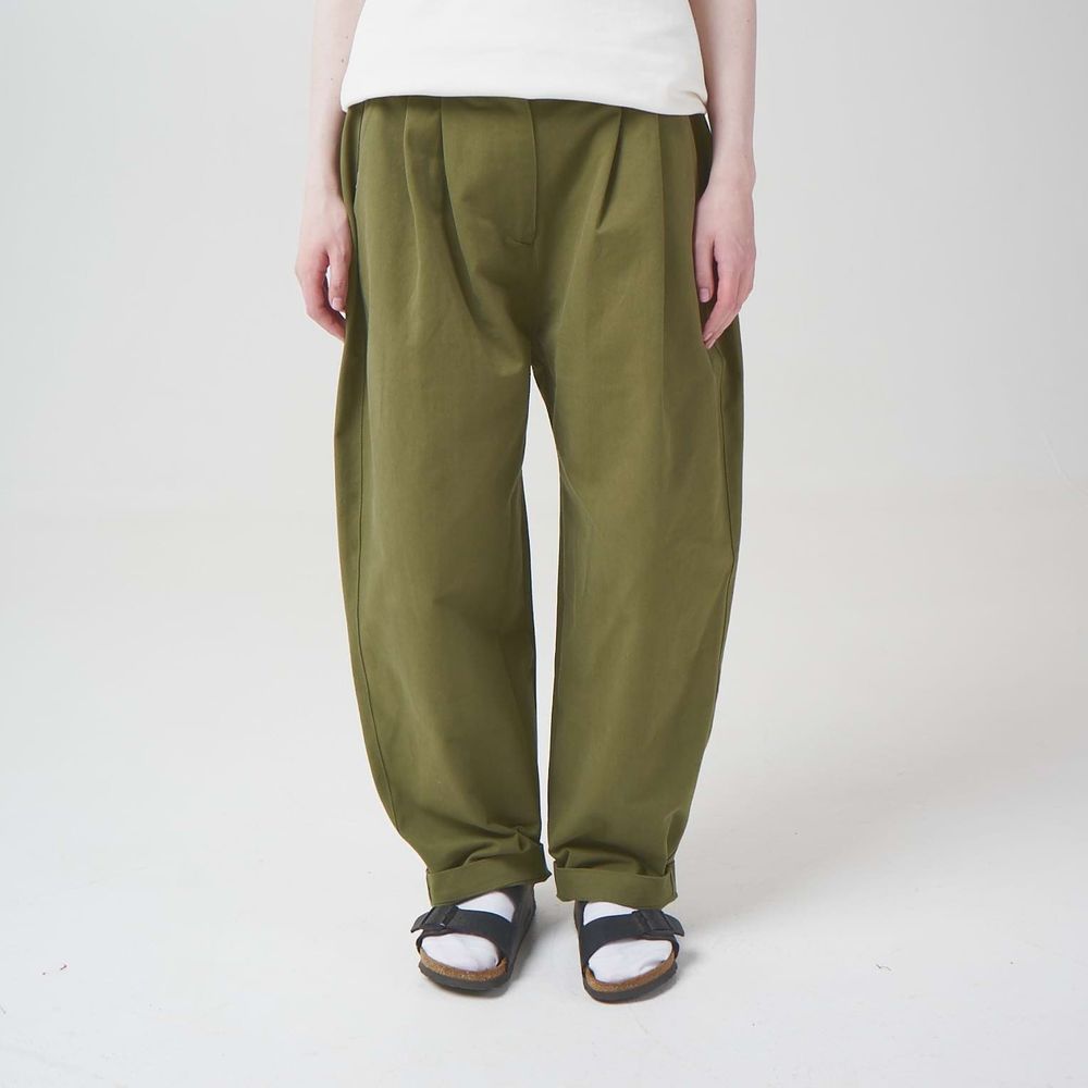 Брюки Меч SS24 Wide Pickle зеленые
