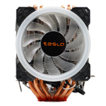 Кулер для CPU TESLA 620RGB, 2х92мм, 2200rpm, 3-pin, Al+Cu, серебристый-белый-прозрачный/FRGB, 64CFM, 23дБ, 6-PIPE(прямой контакт), TDP 180Вт, INTEL 1700/1200/115x/775/1366, AMD AM5/AM4/AM3(+)/AM2(+)/FM2(+)/FM1/754/940/939 (TSL-620-RGB)
