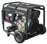 Электростанция дизельная с воздушным охлаждением HYUNDAI DHY 10000LE-3 открытая