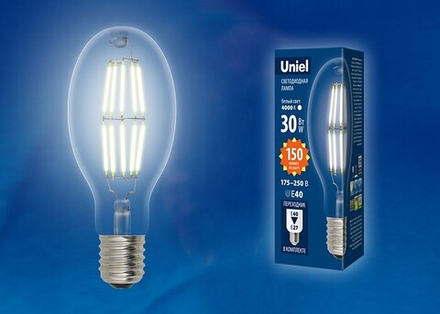 Лампа светодиодная Uniel  E40 30Вт 6500K UL-00003761