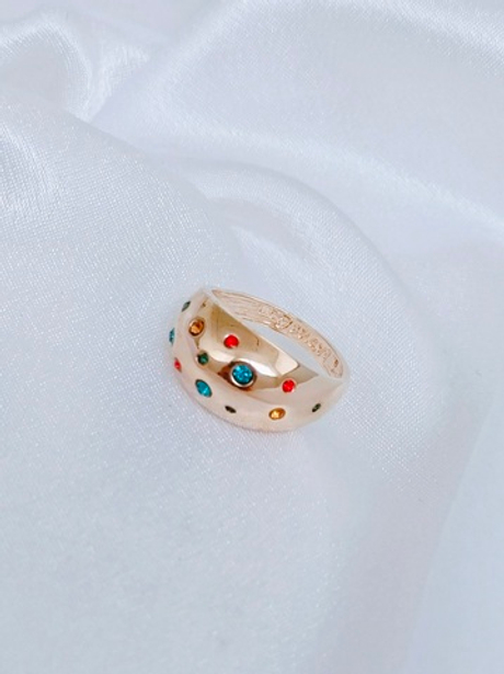 "Монпасье" кольцо в золотом покрытии из коллекции " Молодежная" от Jenavi