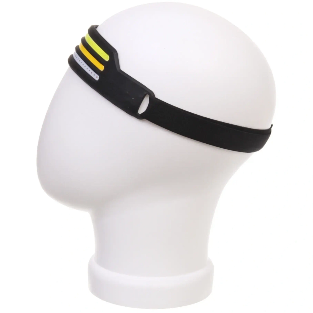 Фонарь налобный светодиодный 3COB + 1W 8 режимов. аккумуляторная батарея 800mAh, USB