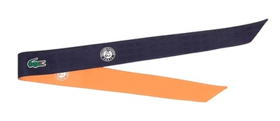 Теннисная бандана Lacoste SPORT Roland Garros Edition Reversible Bandana - orange/navy blue/white