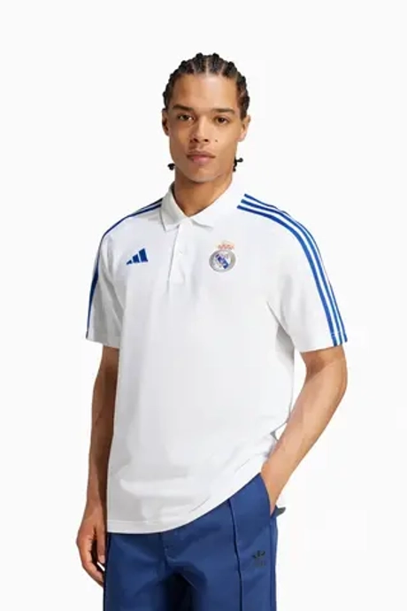 Футболка adidas Real Madrid 24/25 DNA Polo - белый
