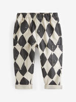 Брюки для мальчика Next Y32-832, Молочный, Темно-серый