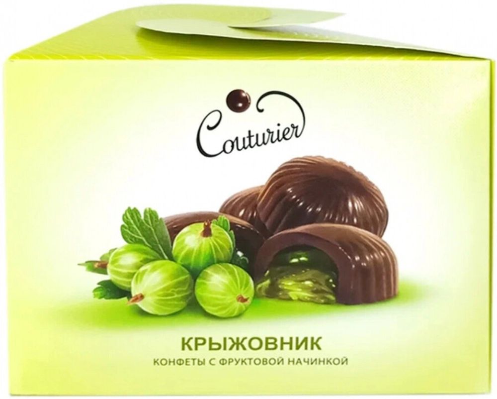 Шоколад Варенье Конфеты с Фруктовой Начинкой Крыжовник / Varenye Candies with Gooseberry 115г