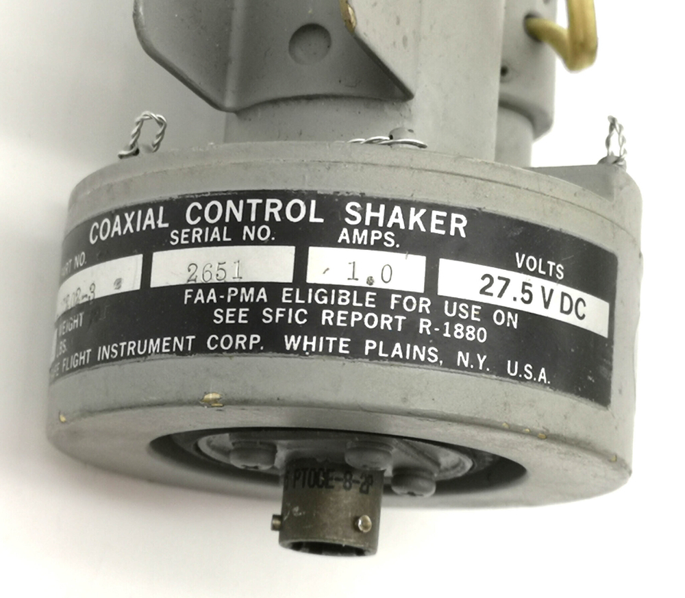 Coaxial control shaker C-07202-3