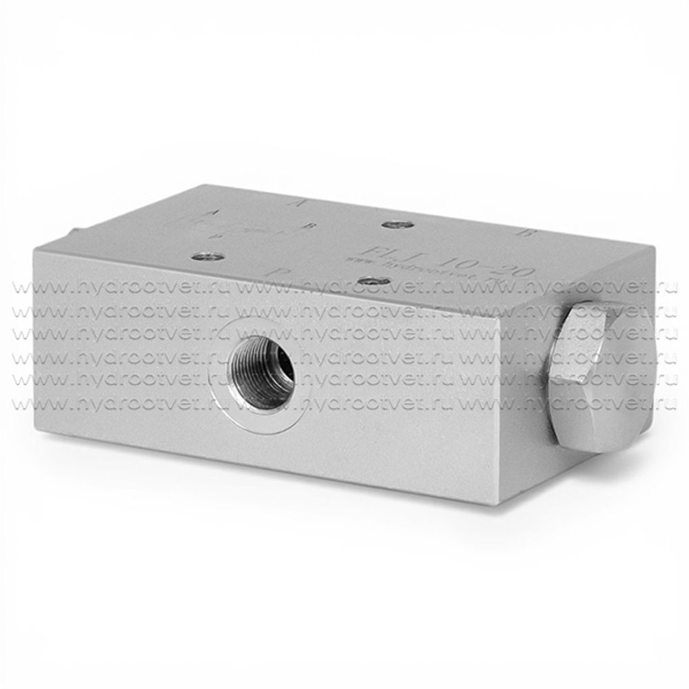 FLJ10-20 - Делитель потока дроссельный, G3/8-G3/8-G3/8, 10 - 20 л/мин, 350 бар