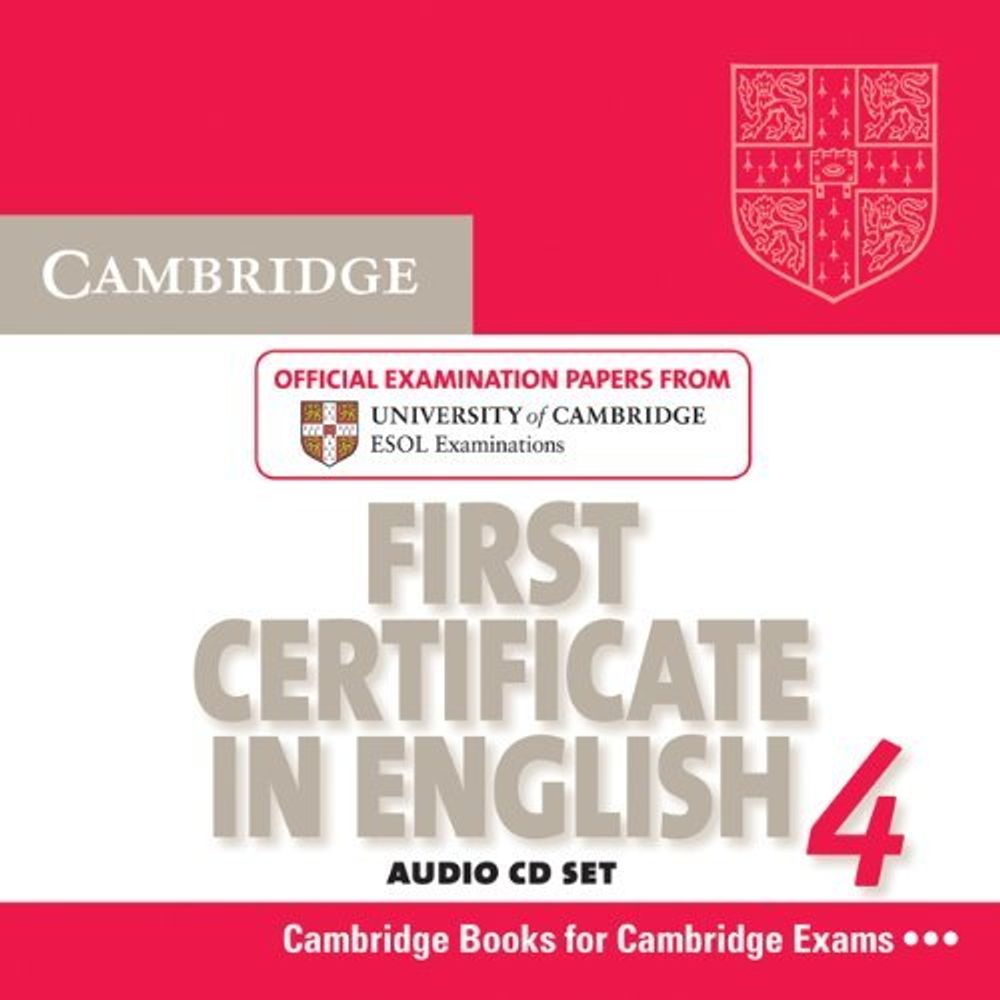 Cambridge First Certificate in English 4 for Updated Exam Audio CDs (2)