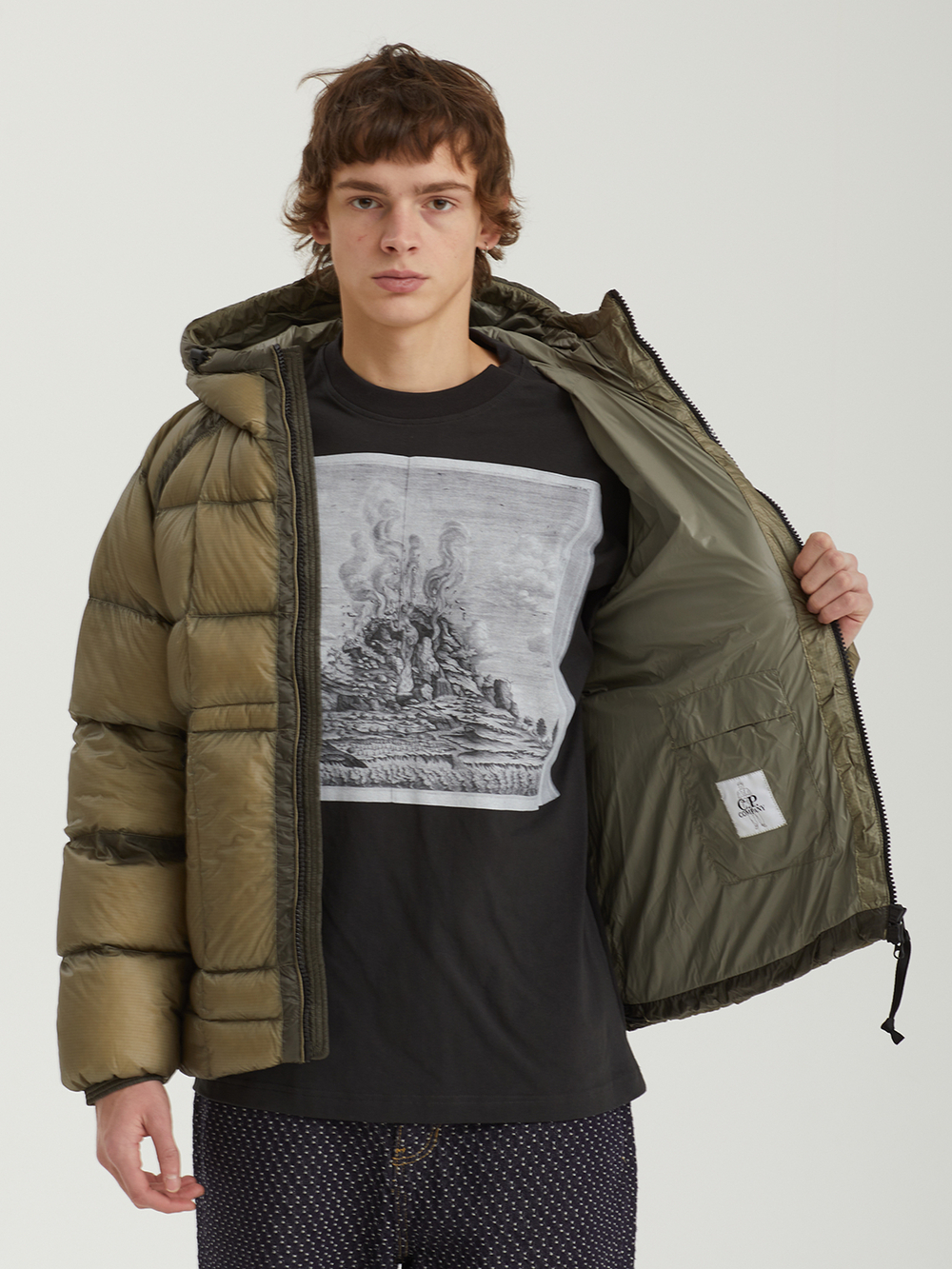 Мужской Пуховик In Dd-shell