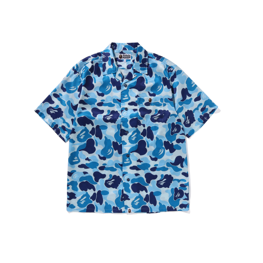 A Bathing Ape Bathing Ape Abc Camo Shirt синий